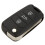 4X 3 Button Keyless Entry Remote Control Folding Flip Car Key Fob Shell Case Combo Compatible with  I20 I30 2