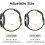 Συμβατό με το λουράκι Google Pixel Watch για γυναίκες και άνδρες - Μαλακά αδιάβροχα 7