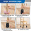 Elevadores de MóVeis com BraçAdeira de Parafuso AjustáVel, Elevadores de Mesa, Elevadores de Cadeira, Elevadores de Cama de 4 Polegadas, Ajuste 5