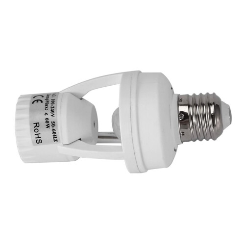 5X AC110-220V 360 Degrees Pir Induction Motion Sensor IR Infrared Human E27 Plug Socket  Base LED Bulb Lamp Holder 2