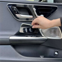4x Car Armrest Storage Box Door Storage Box Tray Accessories for C Class W206 2022 2023