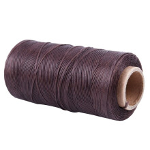 3pcs 260M 150D 1MM Leather Sewing Waxed Wax Thread Hand Needle Cord DIY New Color:Dark Brown