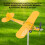 Αεροπλάνο Weathervane3D Μεταλλικό Αεροπλάνο Weathervane Εξωτερικός Δείκτης Κατεύθυνσης 3