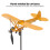 Αεροπλάνο Weathervane3D Μεταλλικό Αεροπλάνο Weathervane Εξωτερικός Δείκτης Κατεύθυνσης 4