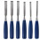 6PCS Wood Chisel Set ABS & Steel Beech Handles, Various Sizes 2