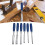 6PCS Wood Chisel Set ABS & Steel Beech Handles, Various Sizes 15