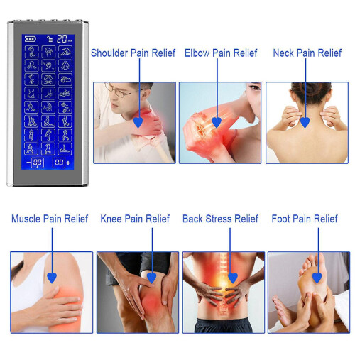 (EU Plug)Rechargeable Ems Tens Pulse Massager: Multi-function Meridian Acupoint Patch For Household Physiotherapy 1