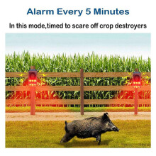 4X Outdoor Solar Motion Sensor Alarm met Afstandsbediening, 130Db Sound Light Alarm Sirene Sound Alarm Beveiligingsalarmsysteem