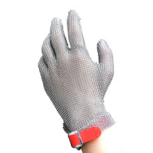 Stainless Steel Cut Resistant Glove XXS, Level 9 Protection Chainmail Butcher Glove for Meat Cutting Safety