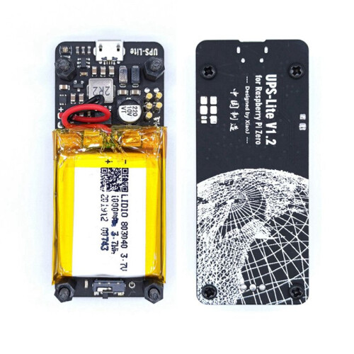 6X New UPS Lite V1.2 UPS Power HAT Board with Battery Electricity Detection for Raspberry Pi Zero Zero W 2