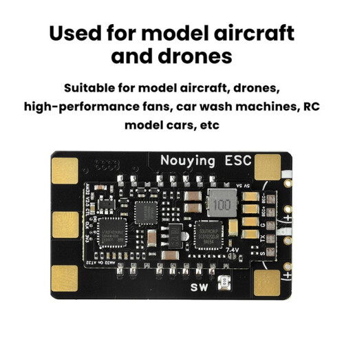 Controller Motore Brushless AM32 ESC 3-8S 120A per Drone FPV RC