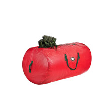 Sac de rangement pour sapin de Noël en matériau imperméable et résistant. Poignées robustes pour un transport facile. Grand format pour les