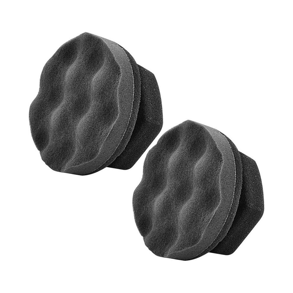2 Pack Large Tire Dressing Applicator Pad, Reusable Hex-Grip Tire Detailing Tool For Applying Tire Shine 6032383916832
