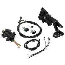 Motorcycle Brake Lever Kit Lower Brake Cylinder Pump Foot Brake Hose Reservoir for  Light Bee S X Electric Bike