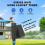 Solar Electric WiFi Sprinkler Timer with Brass Inlet Automatic Irrigation Controller No Hub Required US Plug 6