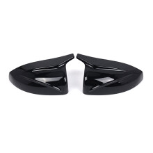 Black Replacement Mirror Covers for A3 S3 RS3 2014-2020 Rearview Mirror Housing
