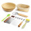 Bread Fermentation Basket Set Oval Fermentation Basket Beater Dough Scraper Set Silicone Brush 1