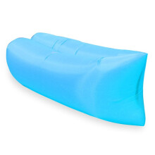 Sofá Inflable: Fácil de Instalar, Portátil, Impermeable y A Prueba de Fugas, Ideal para la Playa en el Patio. Azul Cielo.