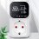 Digital Temperature Controller,Reptile Thermostat Timer  Plug with Sensor for Home, Greenhouse Aquaculture EU Plug 3