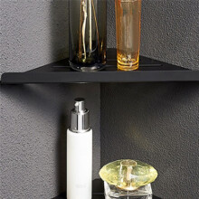 Support D'Angle de Salle de Bain Support de Douche Triangulaire Mural Support de Rangement pour Produits de Toilette et Cosmétiques B