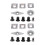 10Pcs Turning Carbide Cutter Inserts Combination Set for Wood Turning Working Lathe Tool with Screw 1