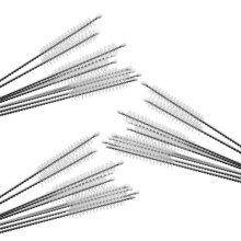30Pcs Nylon Straw Cleaners Cleaning Brush Drinking Pipe Cleaners Stainless Steel Glass
