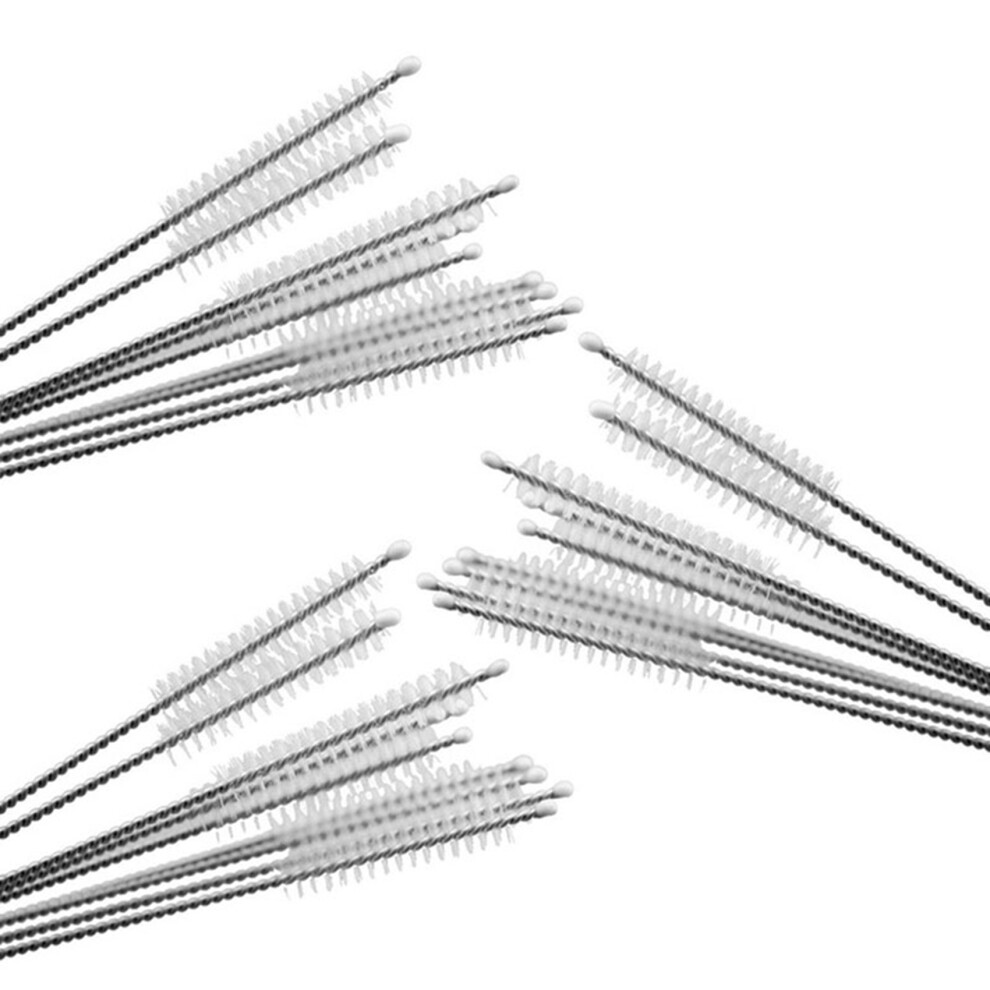 30Pcs Nylon Straw Cleaners Cleaning Brush Drinking Pipe Cleaners Stainless Steel Glass 6032015643846