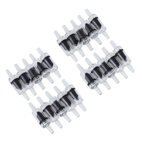20 pcs Non-Return One Way Check Valve CO2 Aquarium Fish Tank Air Pump