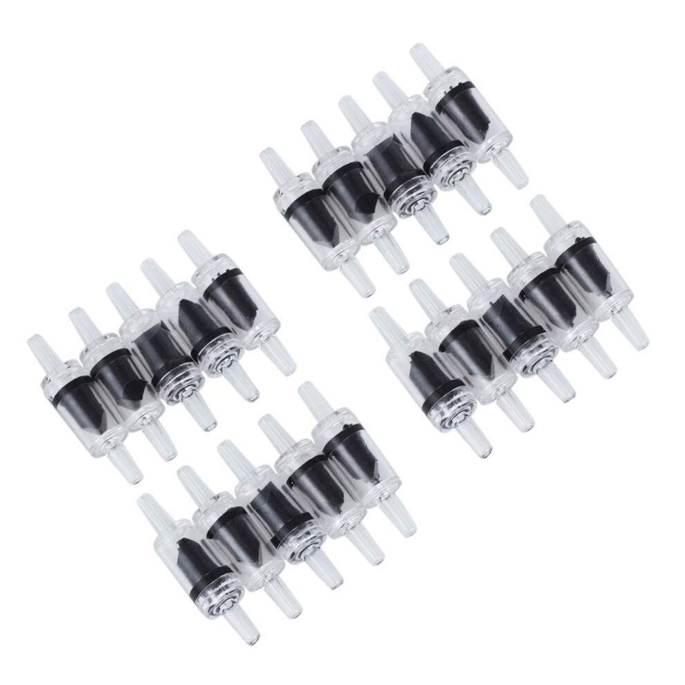 Typecat 20 Pcs Non-Return One Way Check Valve Co2 Aquarium Fish Tank Air Pump