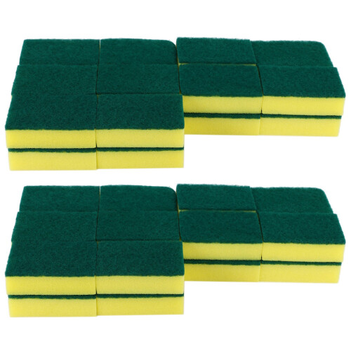 Heavy Duty Multi Use Cleaning Sponges rub Non-Scratch Sponge Scrubbing Dish Sponges 40 pack