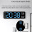 3X Large Digital Wall Clock Temperature and Humidity Week Display Electronic LED Table Alarm Clock 12/24H 4