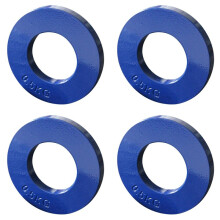 4X Pesas Fraccionales Pesas Fraccionadas Placas de Pesas Placas de Entrenamiento de Fuerza Accesorio de Disco Preciso Azul 0,5Kg