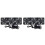 2pcs 3x120mm Computer Fan with AC 100V-240V Speed Controller for Cabinet Cooling Server Workstation Cooling US Plug 1