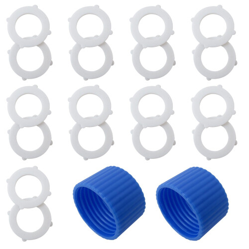 2Pack Water Filter Coupling Kit for 28mm Thread Filters, Leakproof Backflush Connector for Hiking and Camping 2
