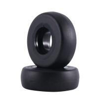 48mm X18mm 2 para Walizka Bagażowa Wymiana Koła Osie Deluxe Naprawa Wymiana Bagażu Koła Czarne