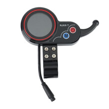 NJAX-T Misuratore Cruscotto per Scooter Elettrico 36V 48V 6PIN Regolabile per Accessori per Scooter Elettrici