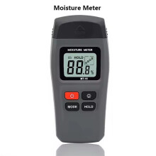 MT-15 Holzfeuchtemessgerät Holzfeuchtigkeitstester Hygrometer Holzfeuchtedetektor Baum Digitaltester Grau
