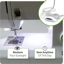 3X Sew Sewing Machine Light Strip,12inch USB LED Light Strip Dimmable,White Lights for ,Janome,Babylock US Plug