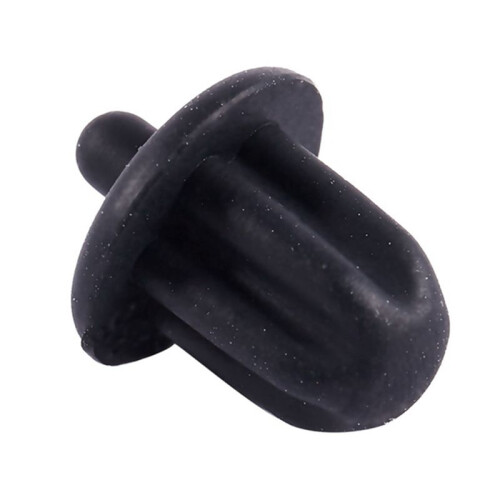 30X Black Rubber 6.35mm Audio Jack PC DVD Microphone Socket Dust Cover 2