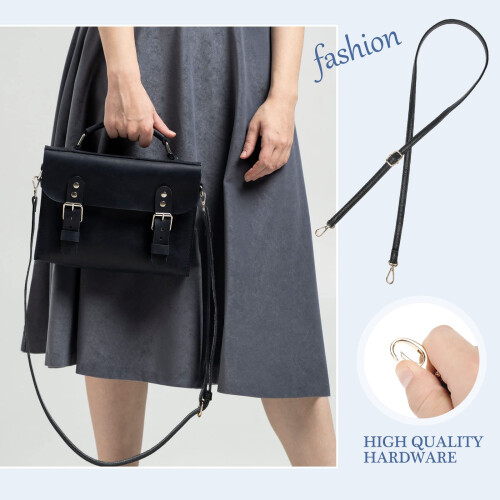 Schultergurt für Handtasche schwarz 2