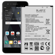 Ersättningsbatteri BL-45F1F kompatibelt med LG Risio2M154, Rebel2/3/4, L58VL, L57BL, L158VL, L157BL, L212VL, L211BL, X220PM, X220PBBB