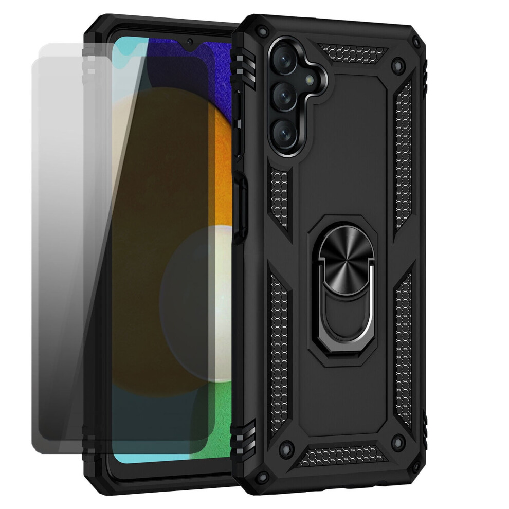 Aggxpf Compatible With Samsung A14 5G Case & Anti-Spy Privacy Screen Protector (2 Pack), Black 9028731229393