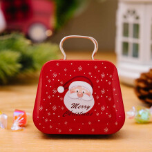 Articles de décoration de Noël, sacs à main en fer-blanc, boîtes à bonbons, cadeaux pour enfants, petites boîtes en fer, mini sacs à main