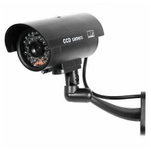 Fake Surveillance Camera with LED Flashing Light for Indoor