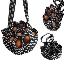 Egg Gathering Apron with 9 Pockets and Chicken Print Basket for Chicken Duck Goose Eggs