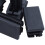 40 Pcs Black Plastic Rectangular Blanking End Caps Inserts 20mm x 40mm 8