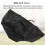 Round BBQ Grill Cover Black Waterproof 1