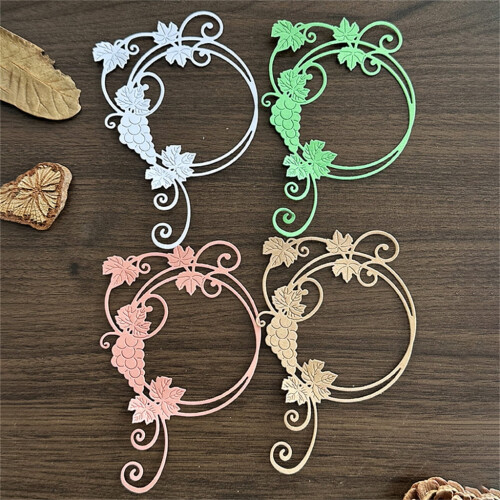 Μήτρες κοπής σταφυλιών, στένσιλ για scrapbooking, πρότυπα κοπής από ανθρακούχο χάλυβα 2