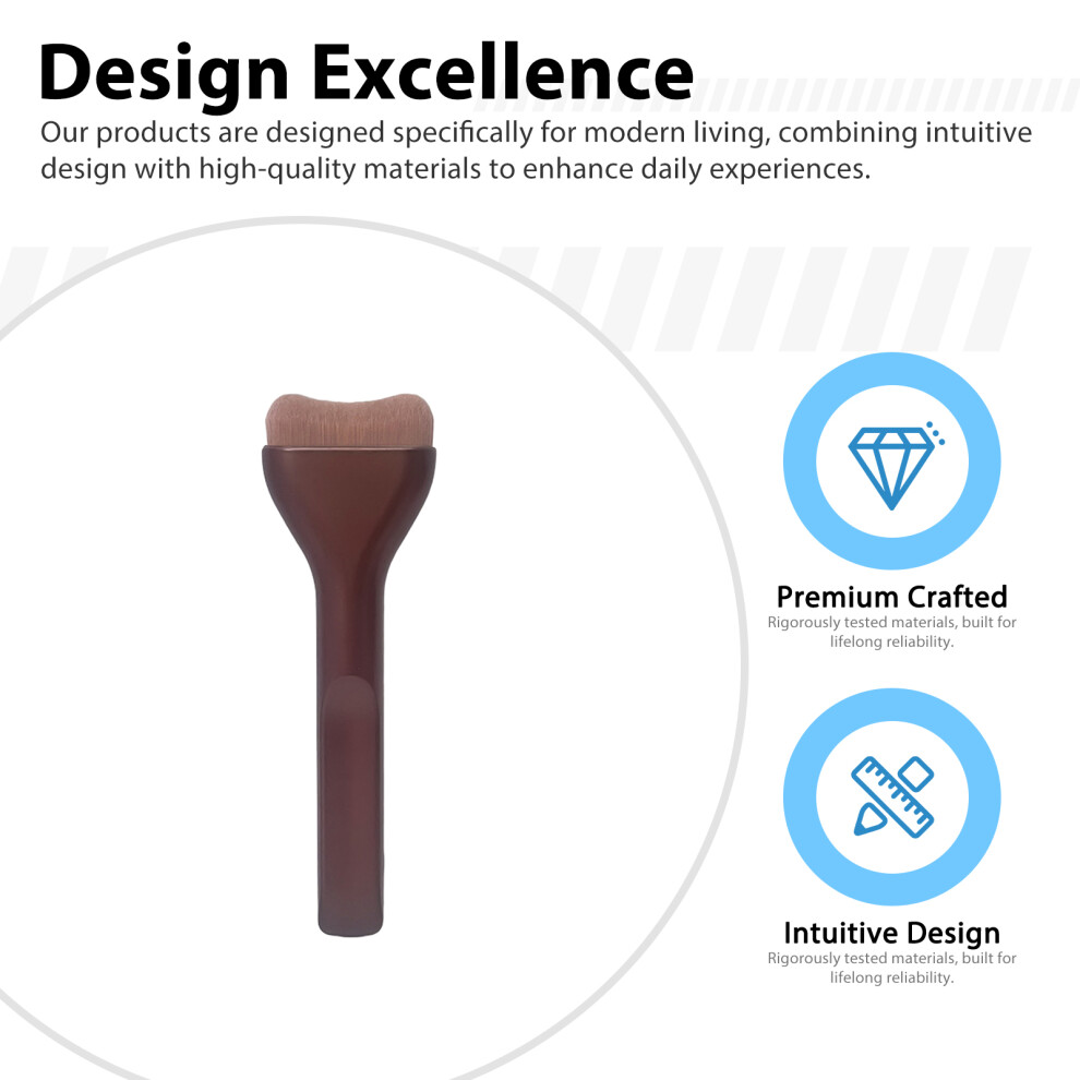 Roc-Electron (A) Thin Wide Handle Foundation Brush
