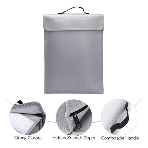 Fireproof Waterproof Document Pouch for Home Office Storage 1